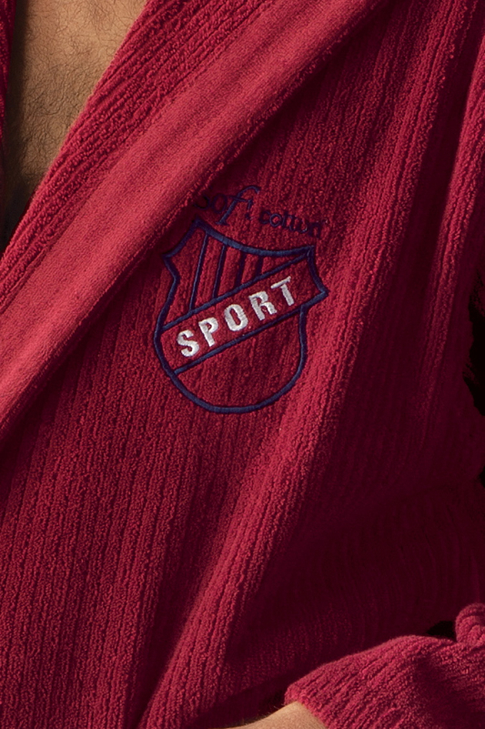 Męski szlafrok SOHO SPORT z kapturem