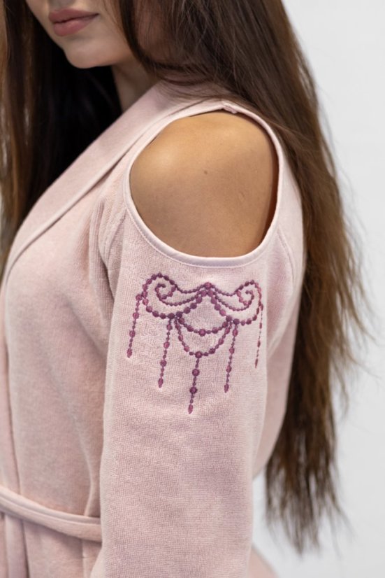 Dámsky krátky župan GLORIA - Veľkosť: L, Farba: Žltá