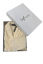 Eleganter Damenbademantel STELLA in Geschenkverpackung - Größe: M, Farbe: Creme