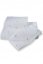 Mały ręcznik MICRO LOVE 30x50cm - Kolor: Biały / niebieskie serduszka