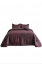 Prikrývka na posteľ VALERI v darčekovom balení s vankúšmi - Farba: Bordo, Varianta: Set na dvojlôžko