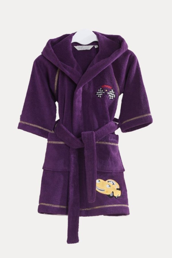 Dziecięcy szlafrok PILOT + kapcie w ozdobnym opakowaniu