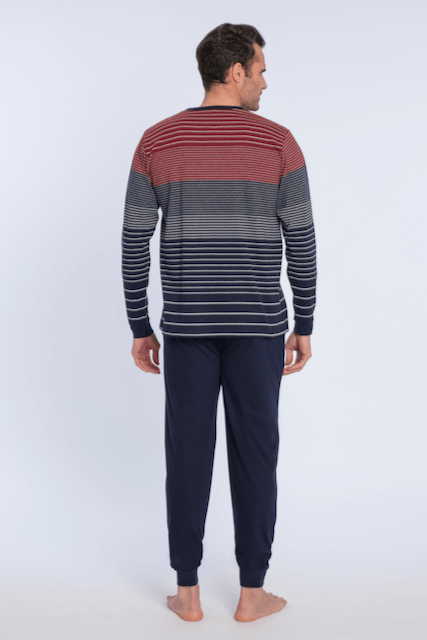 Herren Pyjamas STEFANO - Größe: XL, Farbe: Dunkelblau / Navy