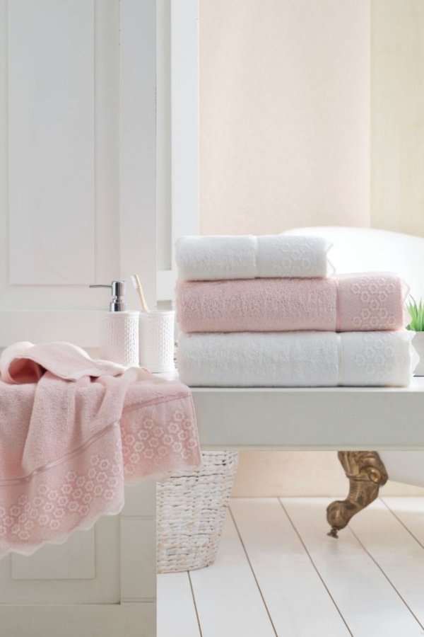 Prosop FREYA cu dantela 50x100cm