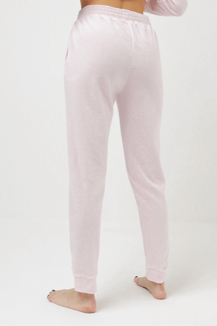 Warmes Damenpyjama CARLA - Größe: S, Farbe: Hellgelb / Light yellow