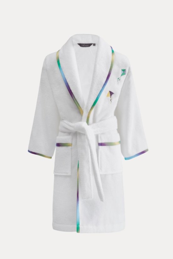 Halat pentru copii RAINBOW BOY în cutie cadou - Mărime: 10 ani (mărime 140 cm), Culoare: Alb / White