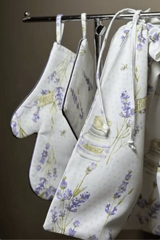 Zestaw kuchenny LAVANDER TIME w opakowaniu prezentowym, 4 szt