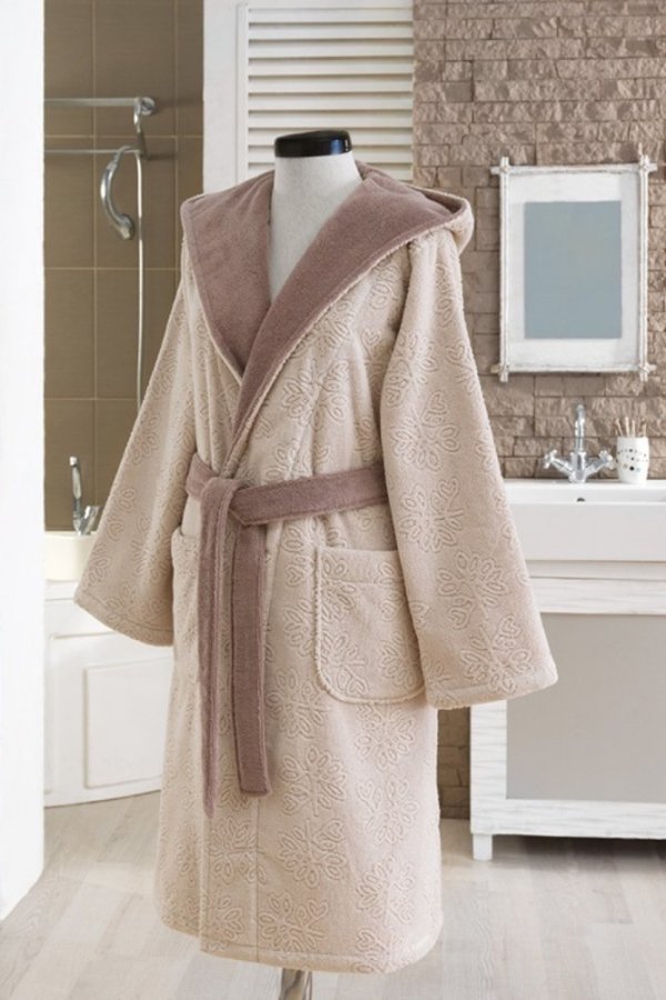 Kurzer Damenmantel LEAF mit Kapuze