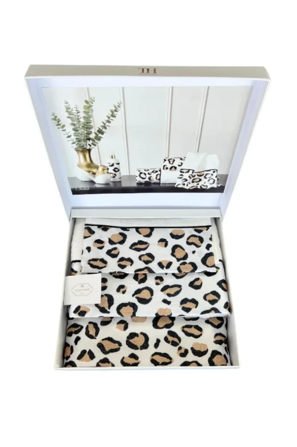 Darčekové balenie uterákov a osušky CHEETAH, 3 ks