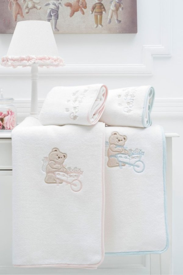 Detská darčeková sada uterák a osuška POURTOL, 2 ks