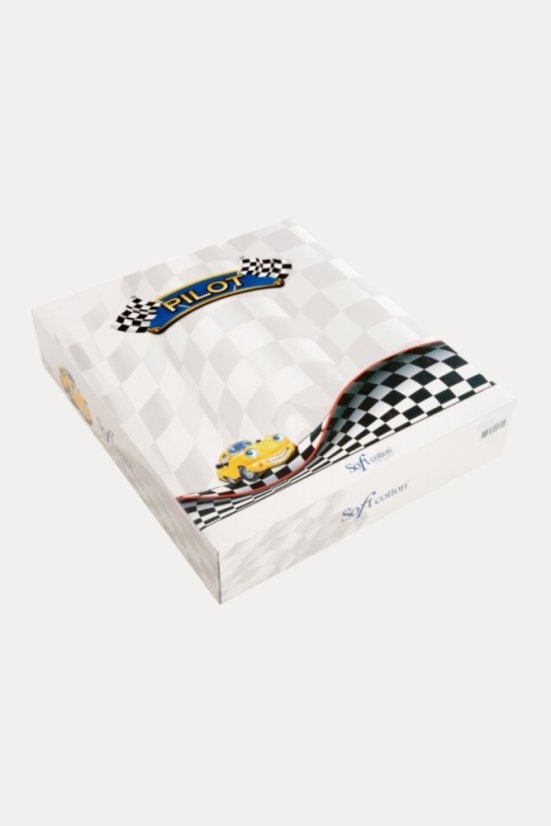 Kinderbademantel PILOT + schlappen in einer Geschenkverpackung