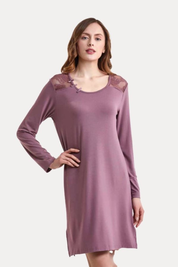 Bambusowa koszula nocna damska ANNA