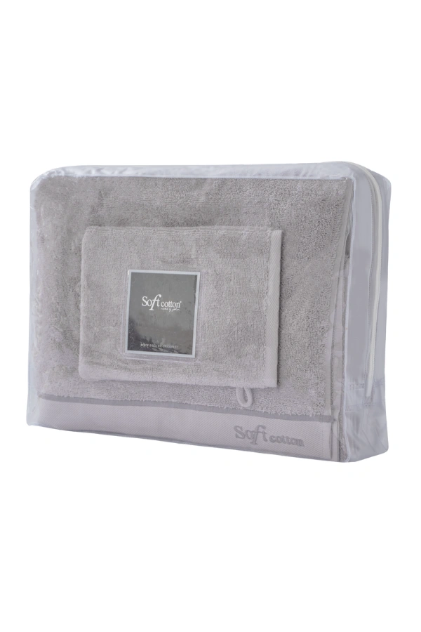 Sada uterák, osuška a umývacia žinka AURA, 3 ks