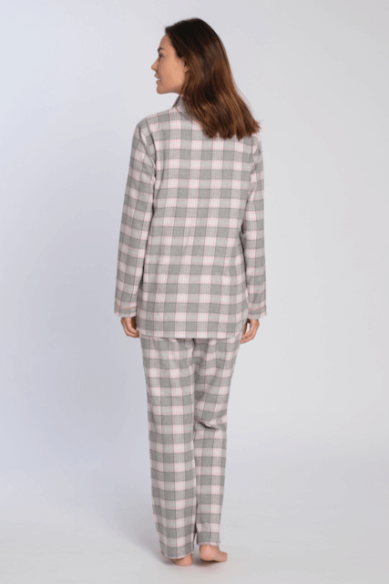 Dámské flanelové pyžamo ROBERTA - Velikost: XL