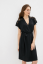 Damenbademantel aus Bambus ERIN - Größe: XL, Farbe: Schwarz / Black