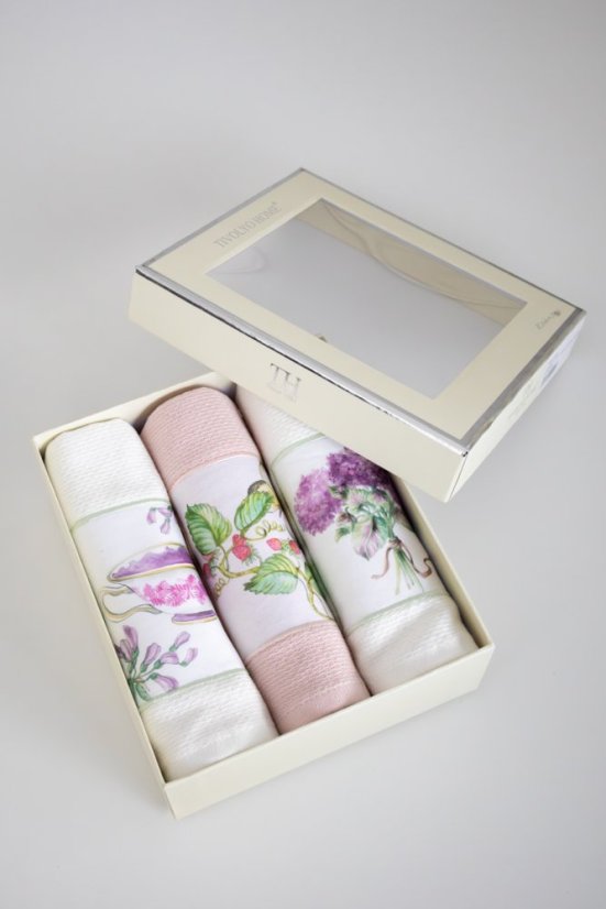 Ręczniki kuchenne BERGAMO I., 3 szt - Rozmiar: Zestaw (3szt., 40x60 cm), Kolor: Mix