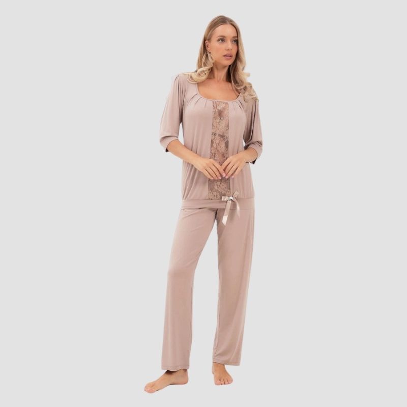 Pijamale de bambus pentru femei - Proprietăți - Mânecă scurtă