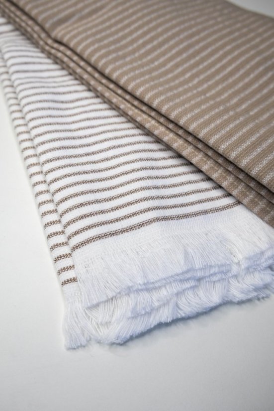 Prosoape de bucătărie LINES, 2 buc - Dimensiune: Set (2 buc, 45x70 cm), Culoare: Gri / Grey