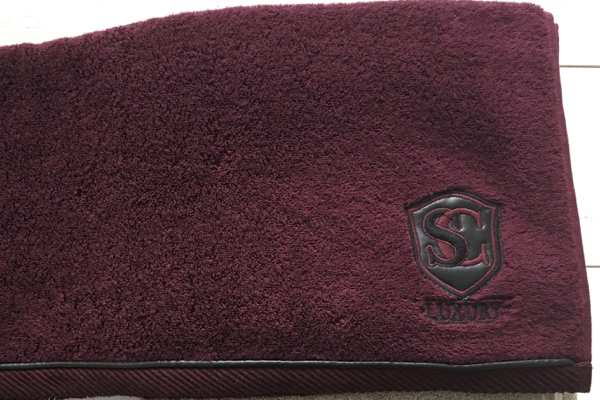 Malý ručník LUXURY 30x50 cm - Barva: Béžová