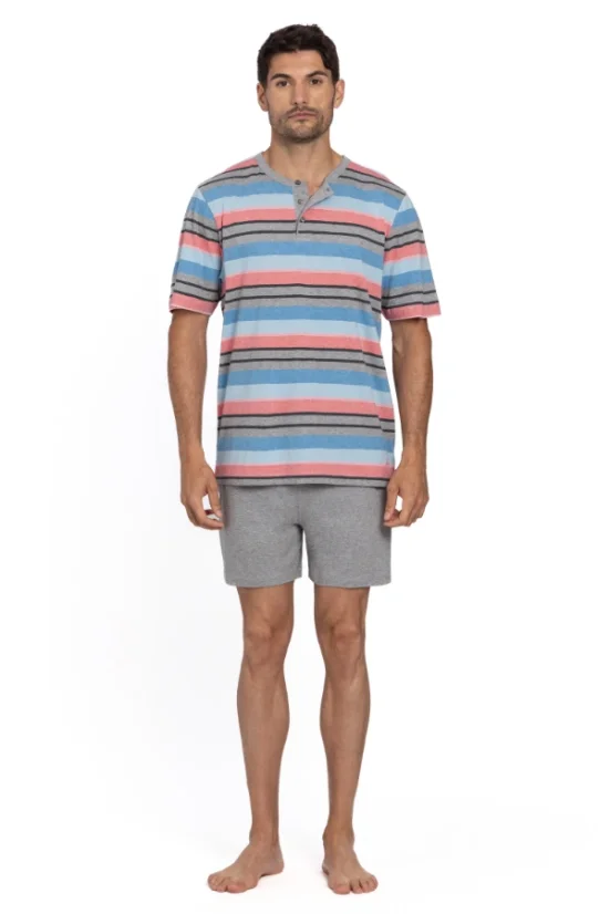 Herren Pyjamas BALTASAR - Größe: XXL, Farbe: Grau / Grey