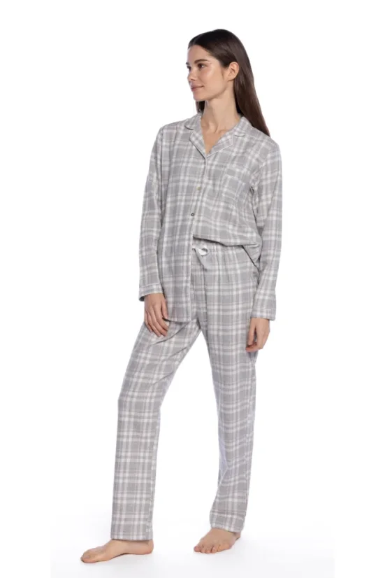 Damenpyjama aus Flanell ROBERTA