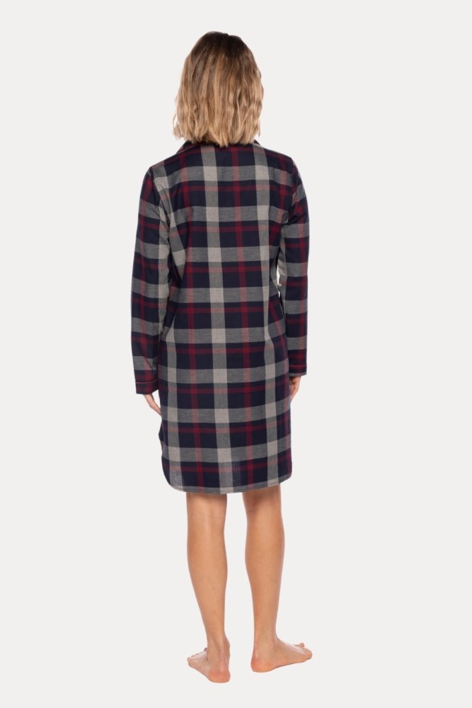 LUCIA női flanel hálóing