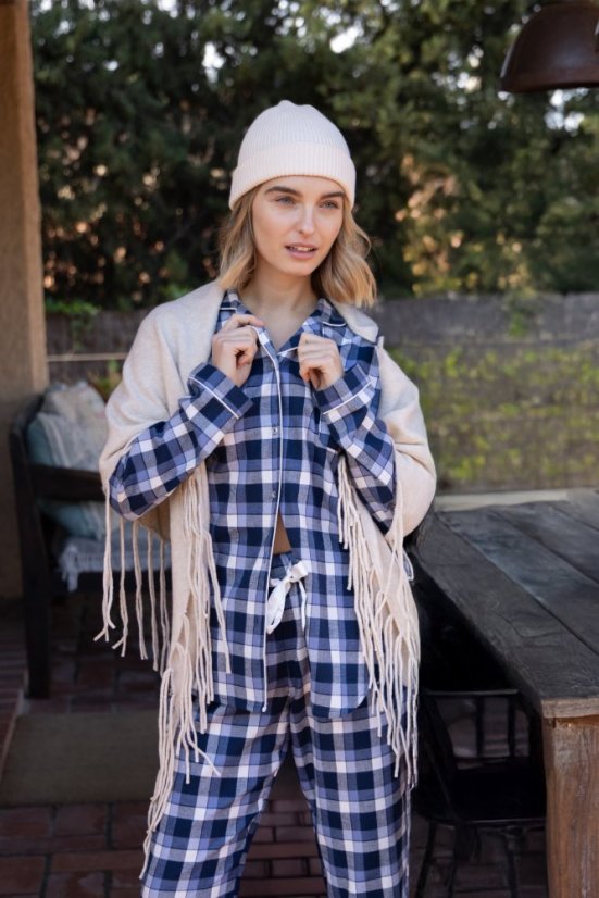 Dámské flanelové pyžamo CAMILLA