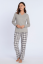 Pijamale femei NURIA - Mărime: S, Culoare: Gri / Grey