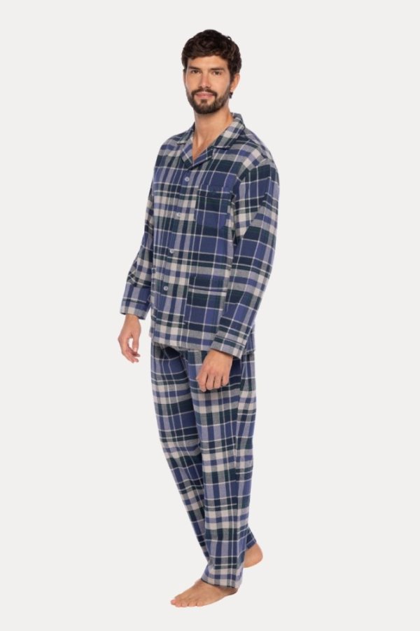 Pijamale din flanel pentru bărbați MANUEL