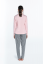 Damenpyjama NINA - Größe: XL, Farbe: Rosa / Pink