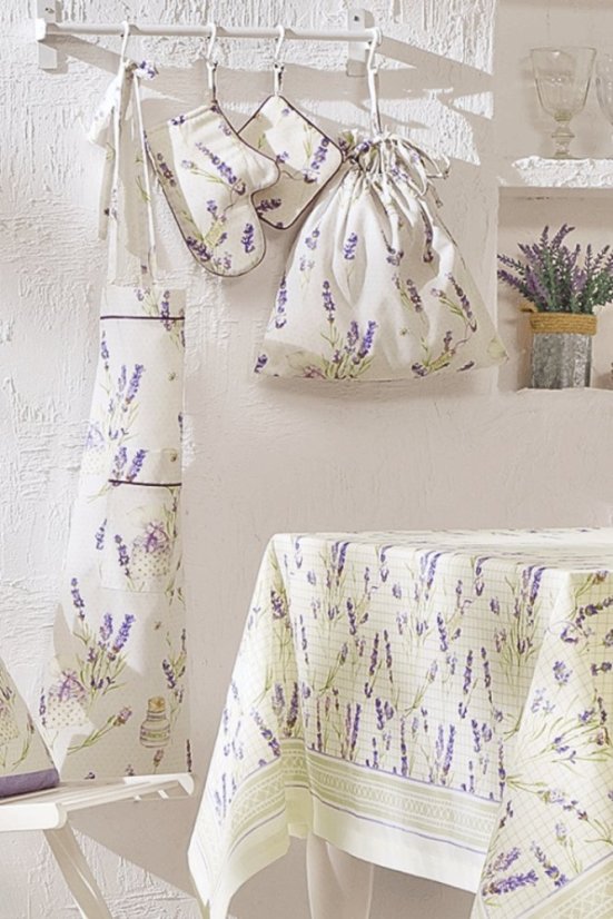 Zestaw kuchenny LAVANDER TIME w opakowaniu prezentowym, 4 szt