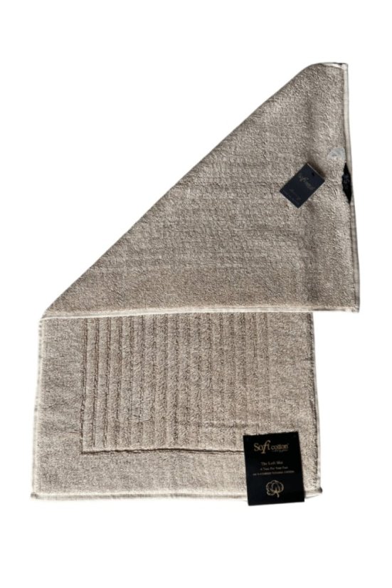 Badvorleger LOFT 50x90 cm - Farbe: Altrosa / Dusty rose