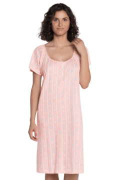 Damen Nachthemd Baumwolle - Größe - XXL