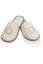 Pánske papučky SEHZADE - Veľkosť: 30 cm (vel.42/44), Farba: Smotanová / zlatá výšivka
