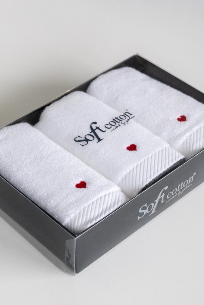 Dárková sada malých ručníků MICRO LOVE, 3 ks