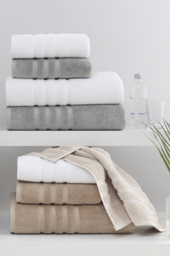Ręcznik kąpielowy BOHEME 85x150 cm - Kolor: Khaki