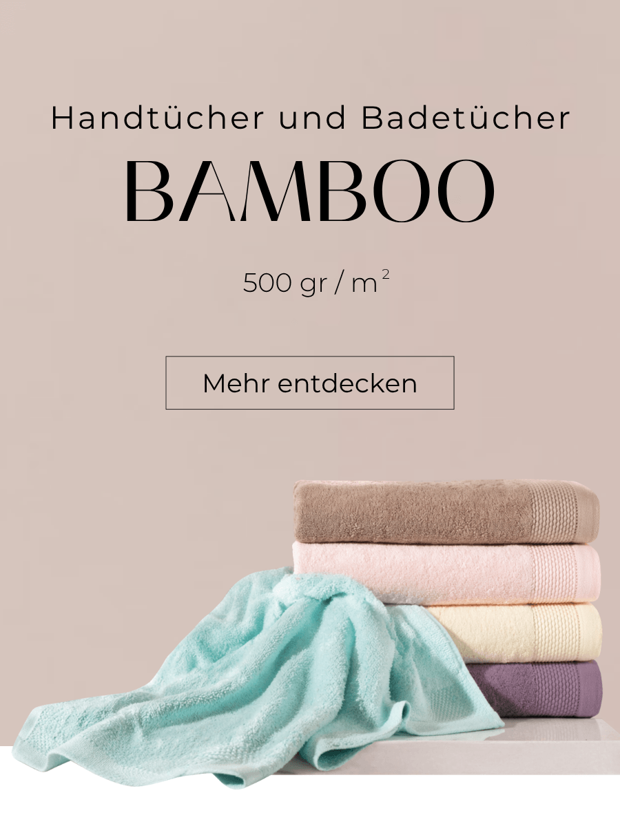 Hand- und Badetücher aus Bambus BAMBOO