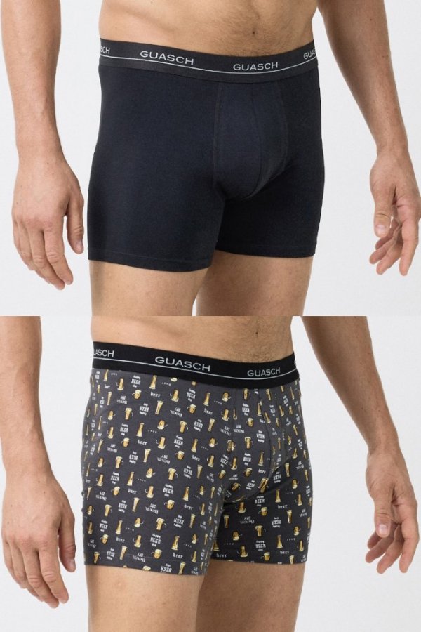 Pánske boxerky ELIAS z elastickej bavlny, 2 ks