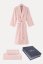 Unisex szlafrok MICRO COTTON + ręczniki + pudełko