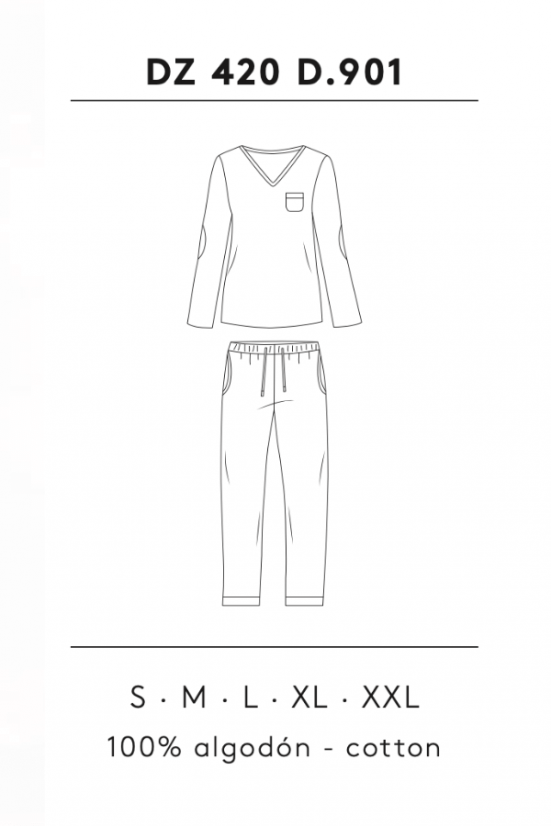Pijamale femei EMILIA - Mărime: L, Culoare: Bordeaux