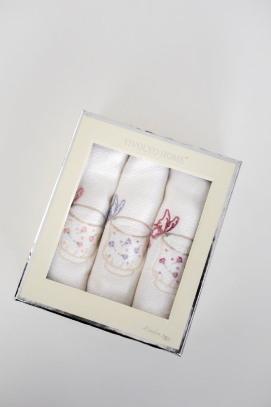 TEA CUPS konyharuhák, 3 db