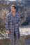 Herrenbademantel aus Flanell LUCAS
