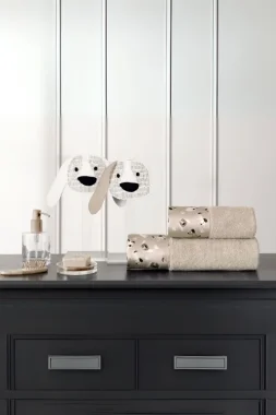 Vaikiškų rankšluosčių ir vonios rankšluosčių dovanų rinkinys BEAGLE, 2 vnt.