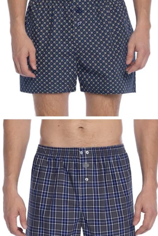 2 Pack, Sort bărbătesc GOMEZ, din 100% bumbac