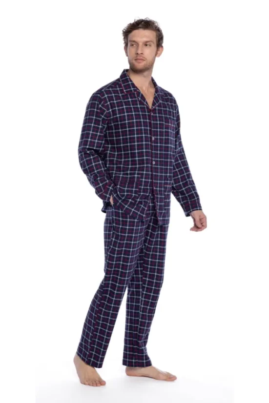 PASQUAL férfi flanel pizsama