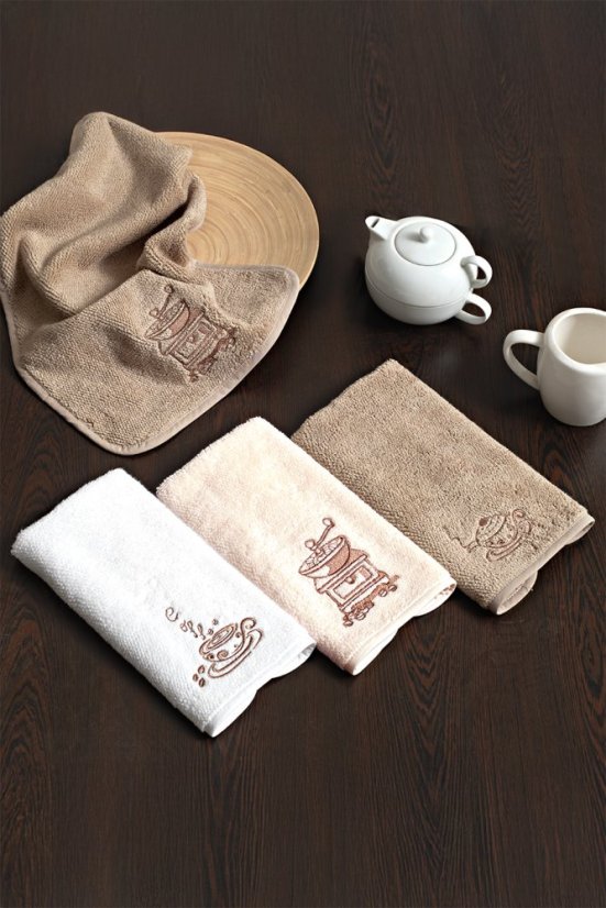 Kuchynské utierky COFFEE, 3 ks