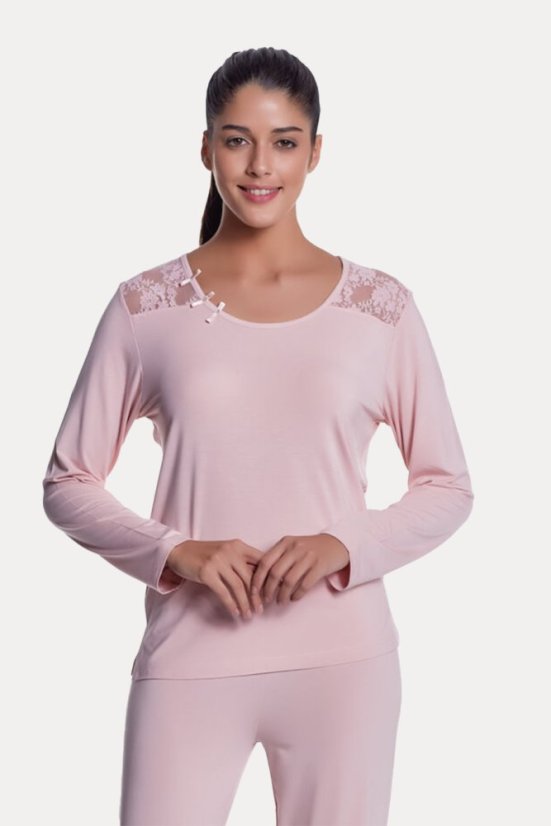 Damenpyjama aus Bambus PAOLA