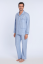Pijamale pentru bărbați ANDREAS - Mărime: XXL, Culoare: Albastru deschis / Light blue