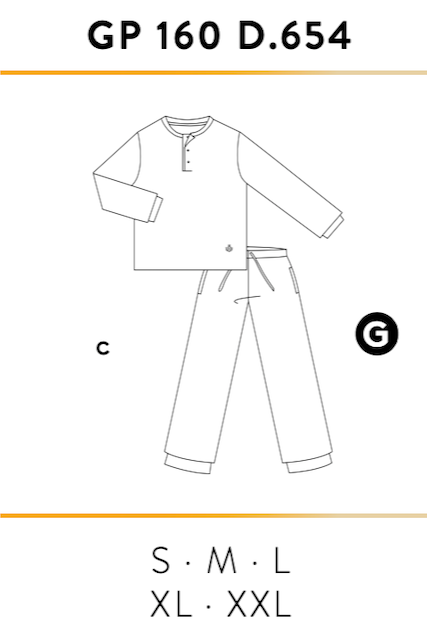 Pijamale pentru bărbați JUAN - Mărime: L, Culoare: Bordeaux
