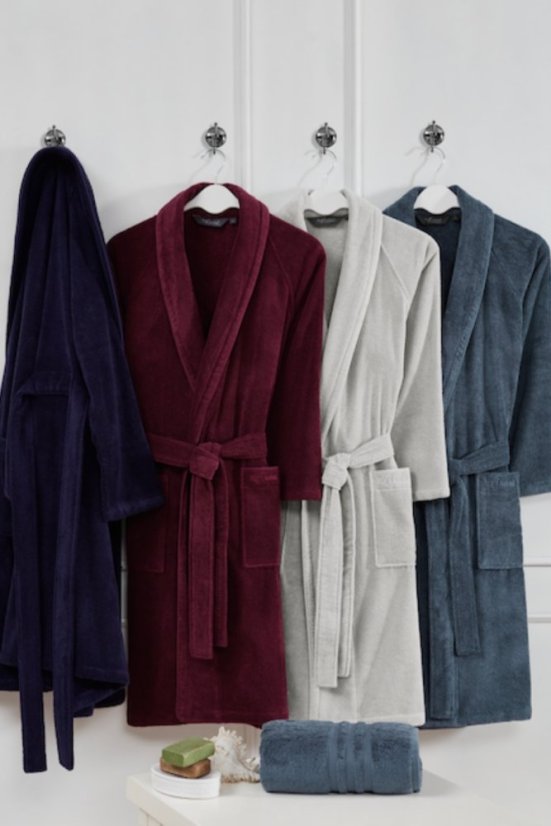 Herrenbademantel PREMIUM in einer Geschenkverpackung + Handtuch